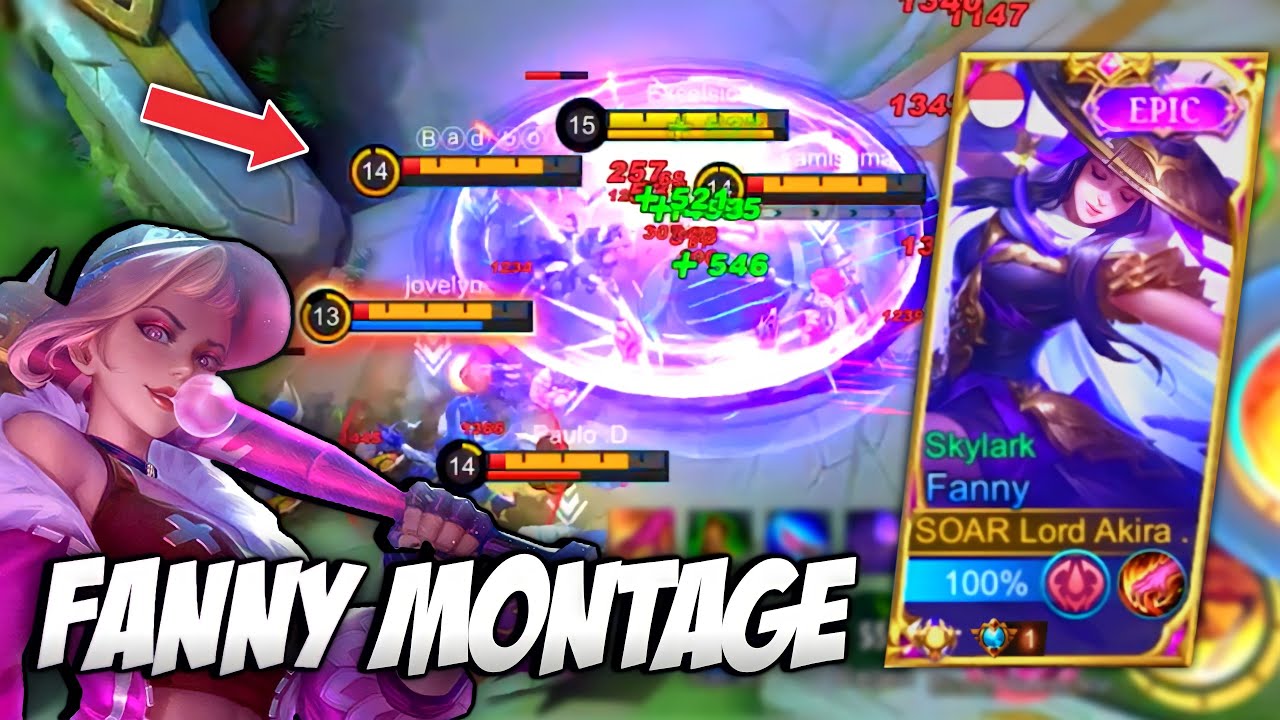 SPECIAL FANNY AGGRESSIVE MONTAGE! | ROAD TO 110K SUBSCRIBERS! | MOBILE LEGENDS BANG BANG background