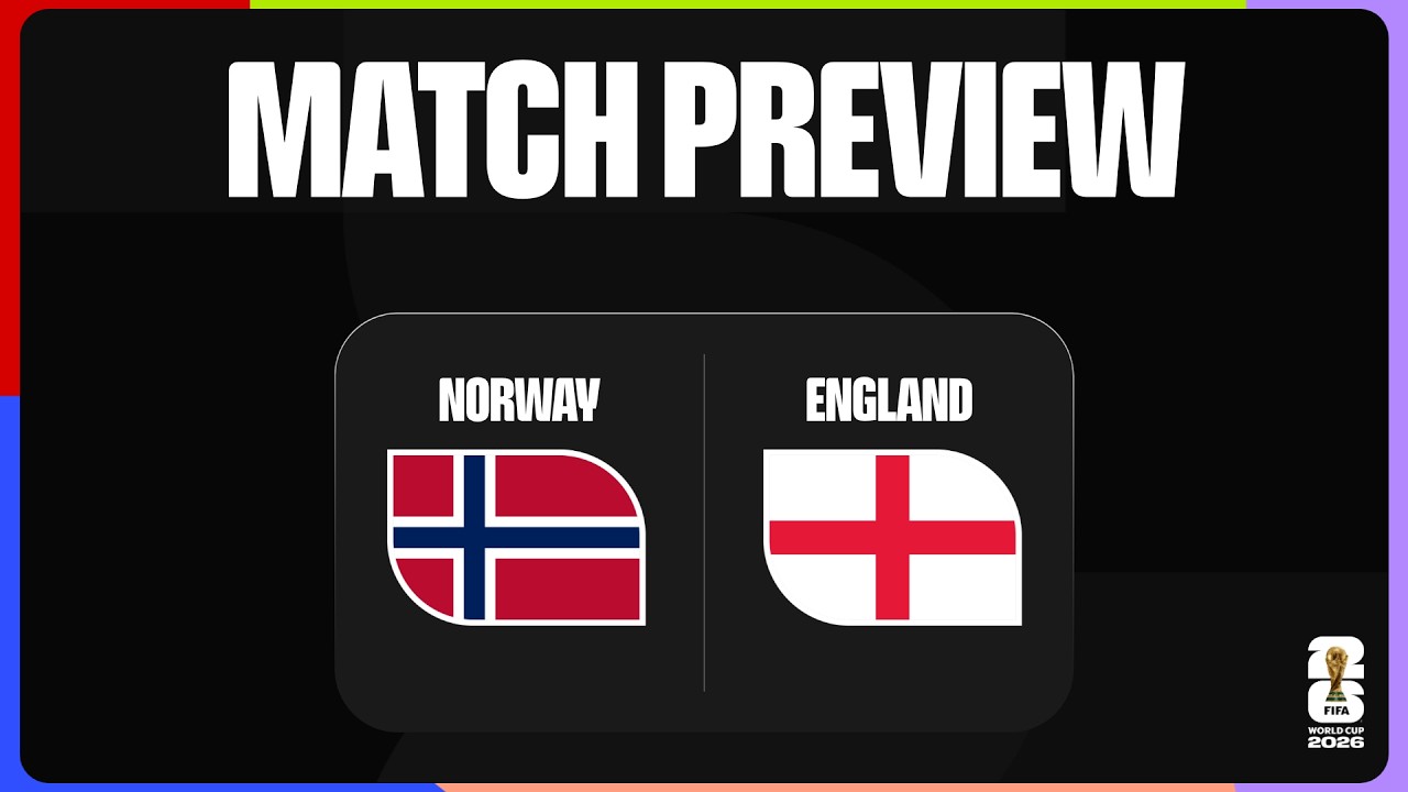 Match Preview | Norway vs England | FIFA World Cup 2026™ Quarter-final background