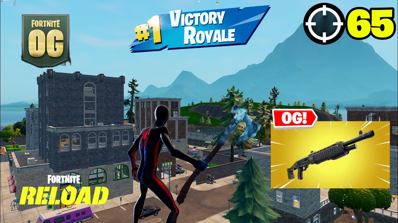 65 Elimination Solo "RELOAD” Gameplay Wins (Fortnite Chapter 7 PS5 Controller) background