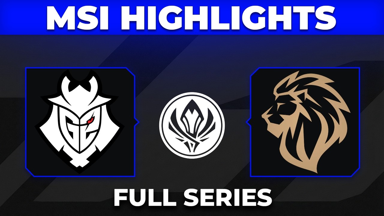 G2 vs LYON ALL GAMES Highlights | MSI 2026 Bracket Stage | G2 Esports vs LYON background