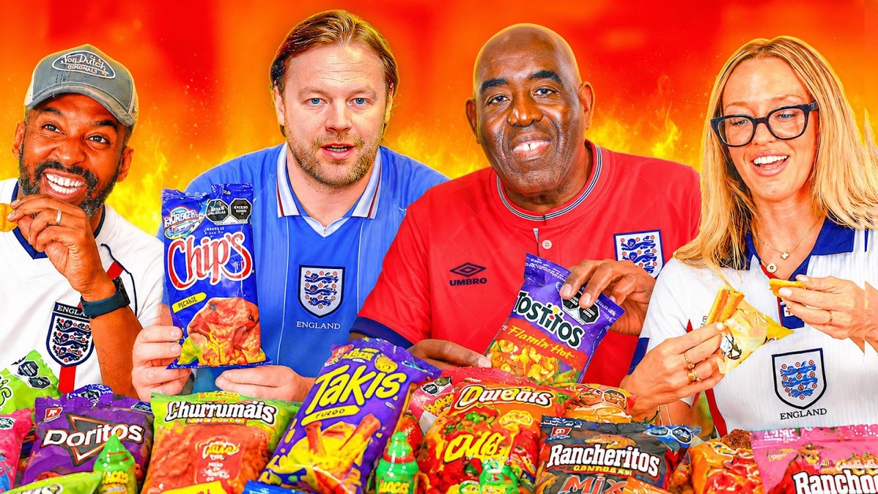 England Fans Rate Mexican Snacks At The World Cup! background