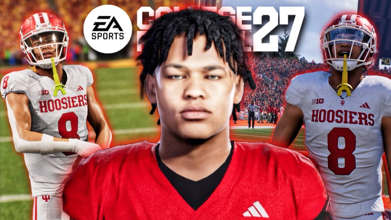 I Created a MONSTER Freshman WR in College Football 27!! | Road To Glory!! background