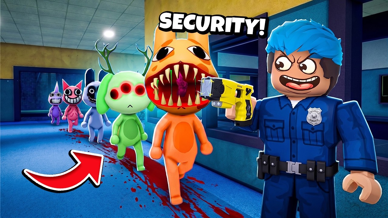 Survive The Nights as a Security Guard | ROBLOX | Animal Hospital Anomaly background