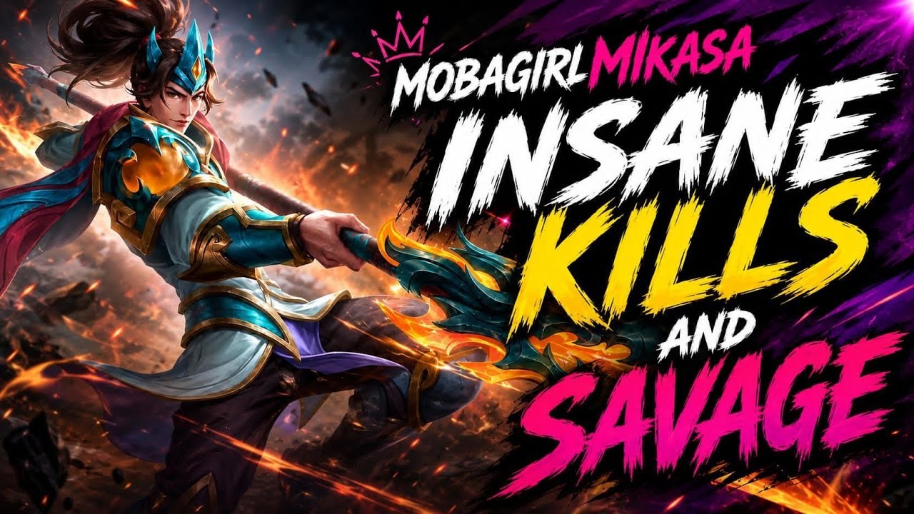 đ„ MOBAGIRLMIKASA INSANE KILLS & SAVAGE đ± | Best MLBB Gameplay Highlights #MobileLegends background