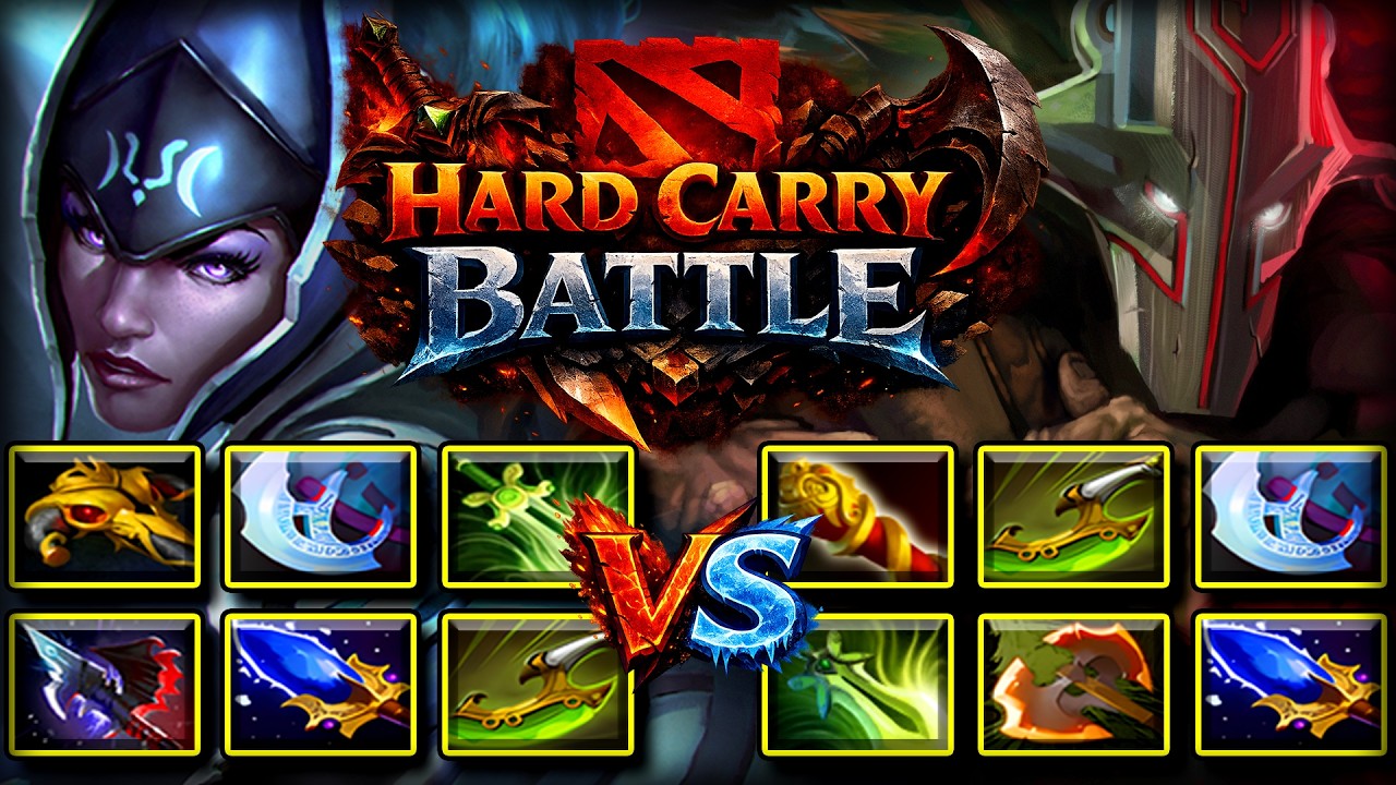 EPIC HARD CARRY BATTLE - Crazy Glaive Speed Carry LUNA Vs. Ultra Sonic Slash GOD Juggernaut DotA 2 background