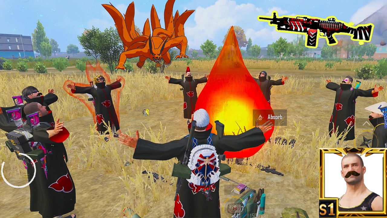 Victor Akatsuki vs Kurama 🦊🔥PUBG Mobile 4.5 UPDATE background