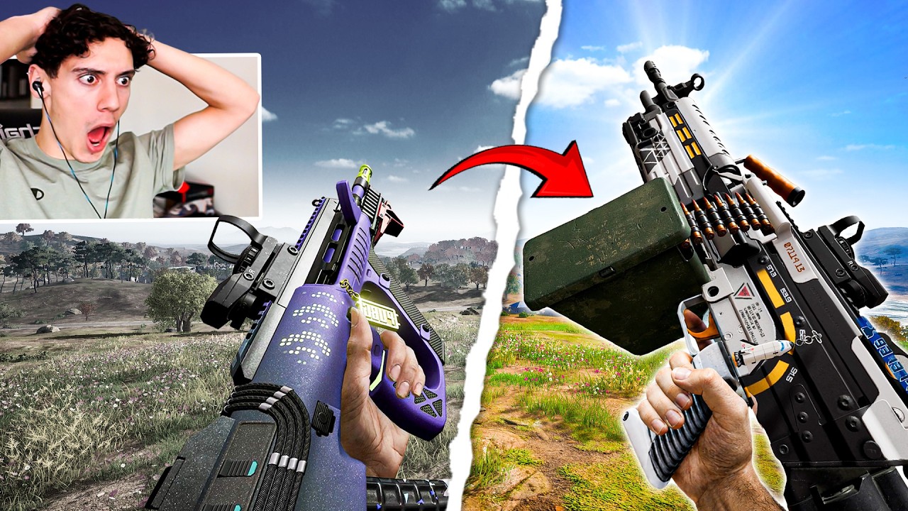 You need to STOP using the AUG after this... (PUBG) background