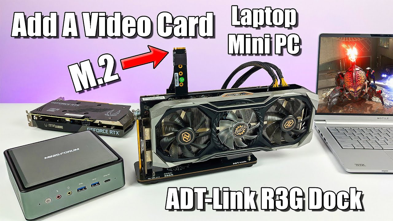 Add A Graphics Card To Your Laptop Or Mini PC With This M.2 GPU Dock! backdrop