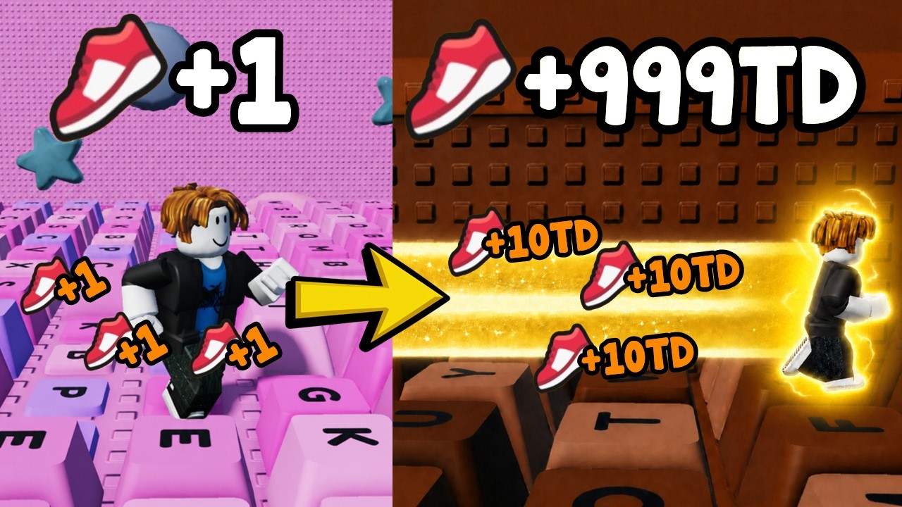 I Started Over and Beat WORLD 3 in +1 Speed Keyboard Escape! background