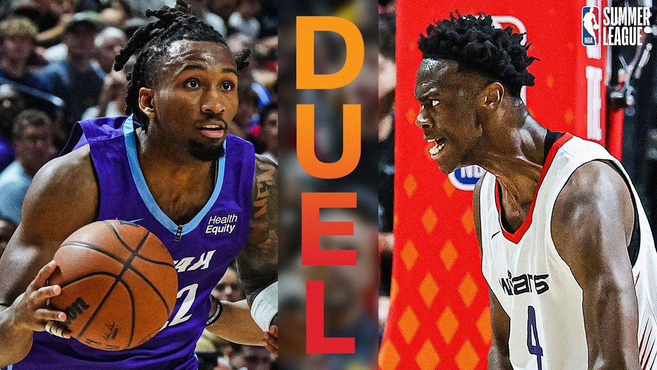AJ Dybansta (27 PTS) Darryn Peterson (24 PTS) BATTLED in Vegas Summer League Debut | July 9, 2026 background