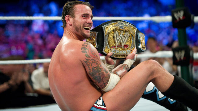Every CM Punk WWE Title win: WWE Playlist background