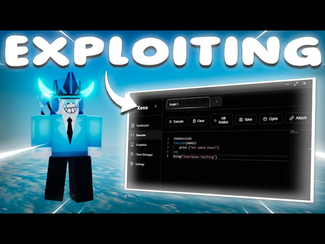 Roblox Executor — The BEST Free And Keyless Xeno Windows Exploit for 2026! *WORKING* background