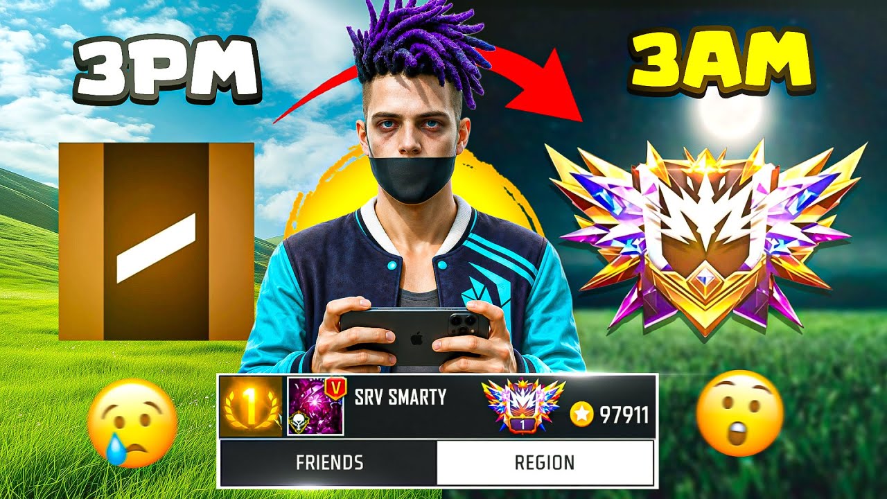Pushing Grandmaster in Only 1 Night in BR Rank background