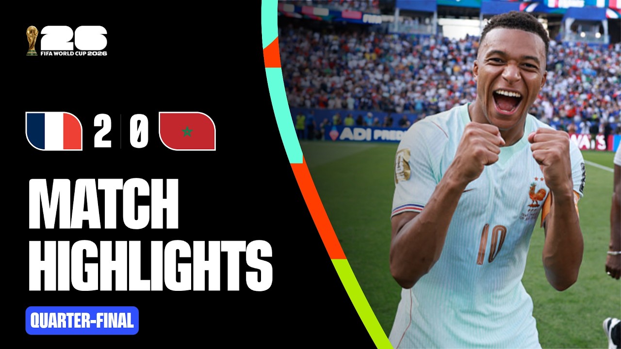 Highlights | France 2-0 Morocco | FIFA World Cup 2026™ background