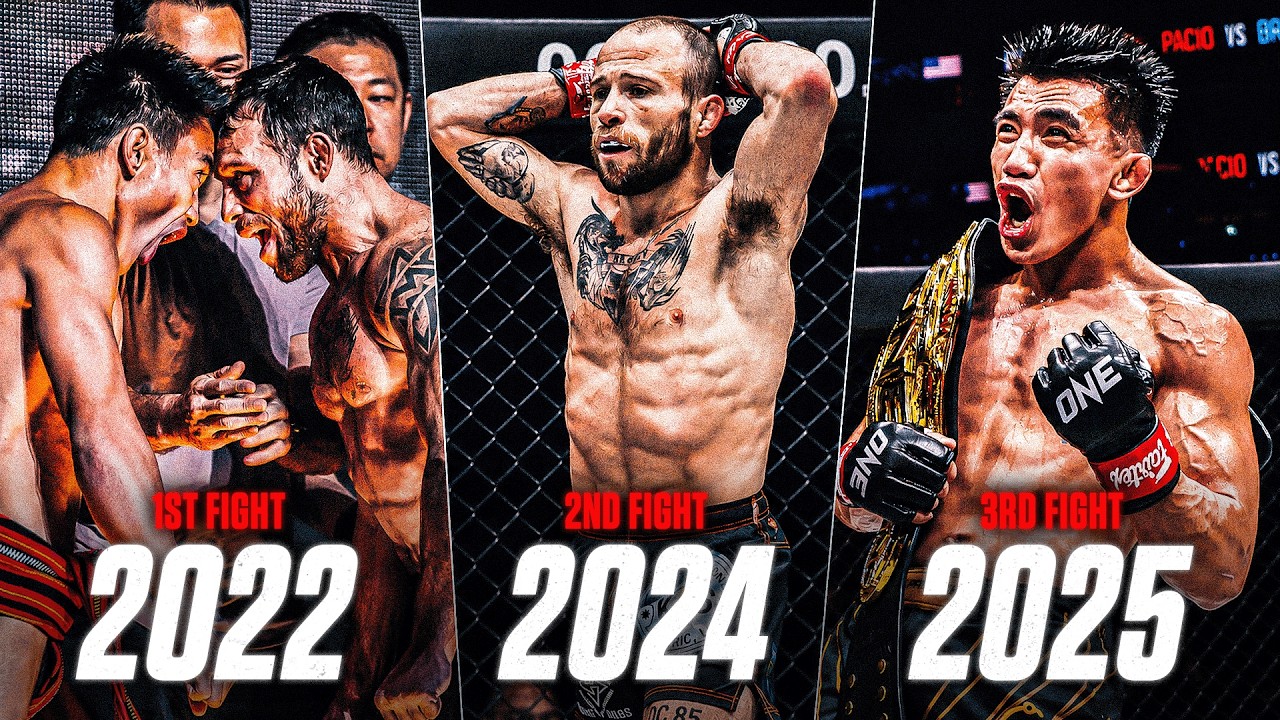 The Most INSANE Trilogy Ever 😤 Joshua Pacio vs. Jarred Brooks I, II & III | MMA Full Fights background
