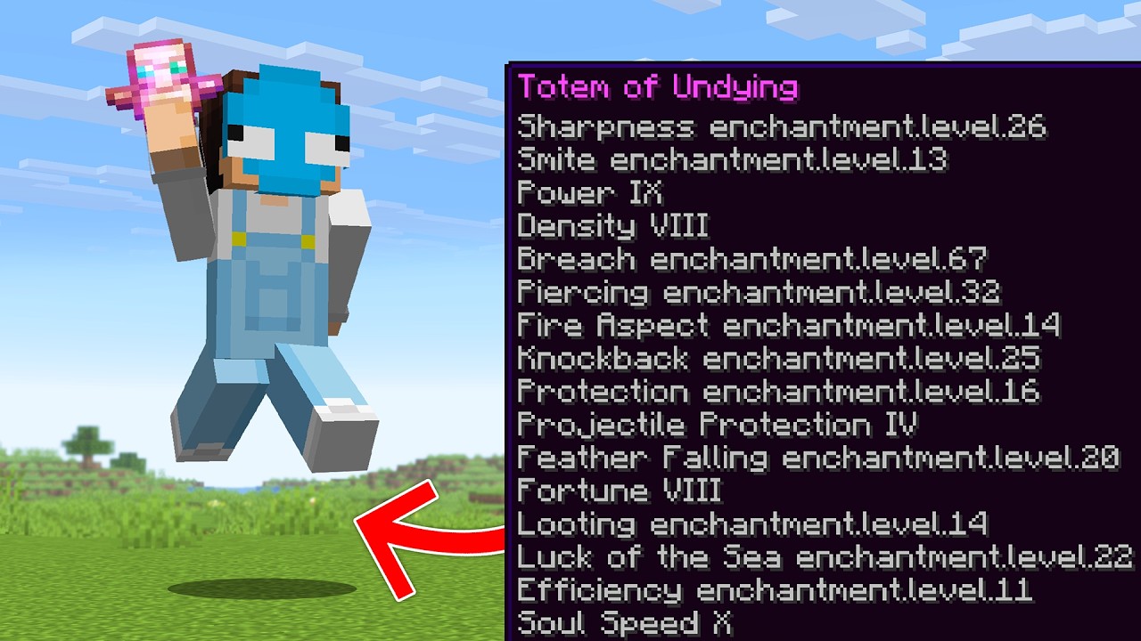 Minecraft, But Jumping Enchants Items... background