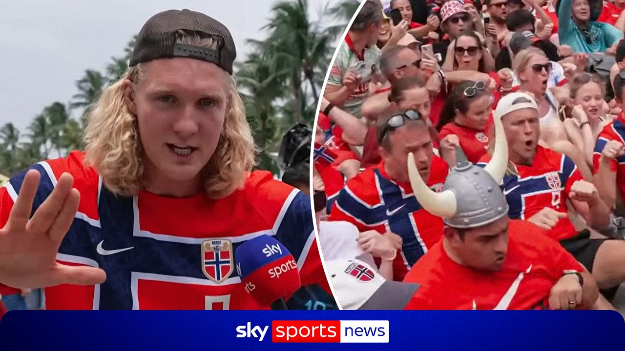 Norway fans confident of knocking England out of the World Cup! background