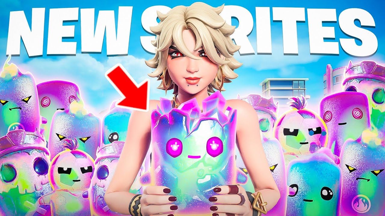 I Found EVERY HOLOFOIL SPRITE in Fortnite! background