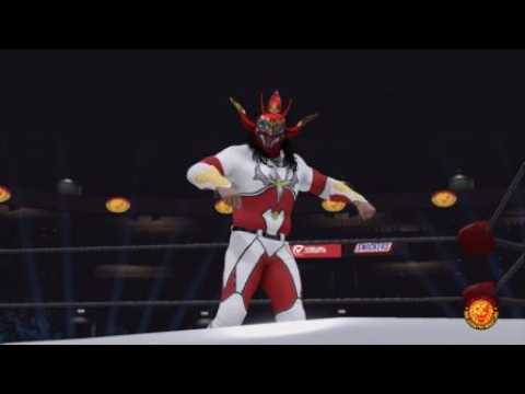 NJPW - Jushin Thunder Liger vs Kenny Omega New Japan Pro Wrestling One On One Match Wrestling background