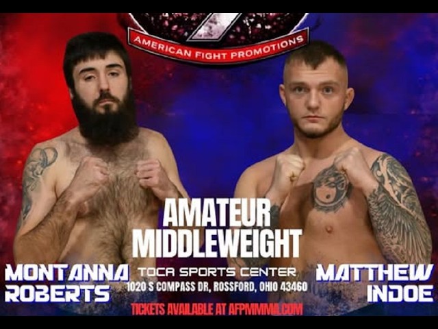 Matt Indoe vs. Montanna Roberts - AFP 7 background