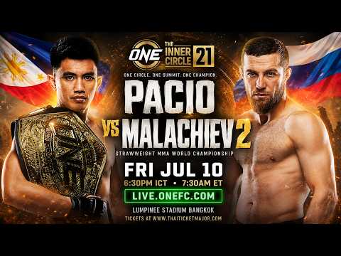 🔴LIVE! Joshua Pacio vs Mansur Malachiev | ONE Strawweight MMA World Championship - Commentary background