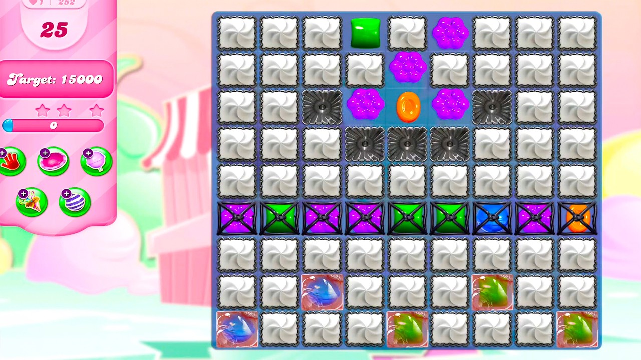 1 LIFE CHALLENGE! Candy Crush Saga Gameplay (Part 2) background