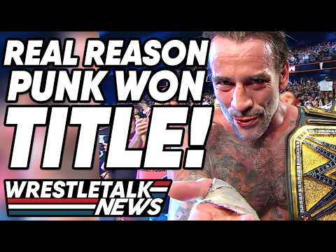 CM Punk Wins WWE Championship! Sheamus Quits WWE? WWE Raw Review | WrestleTalk background