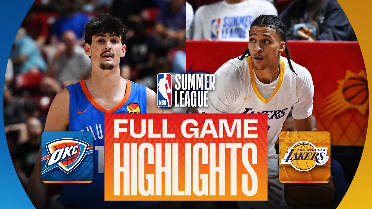 THUNDER vs LAKERS | LAS VEGAS SUMMER LEAGUE | FULL GAME HIGHLIGHTS | July 10, 2026 background