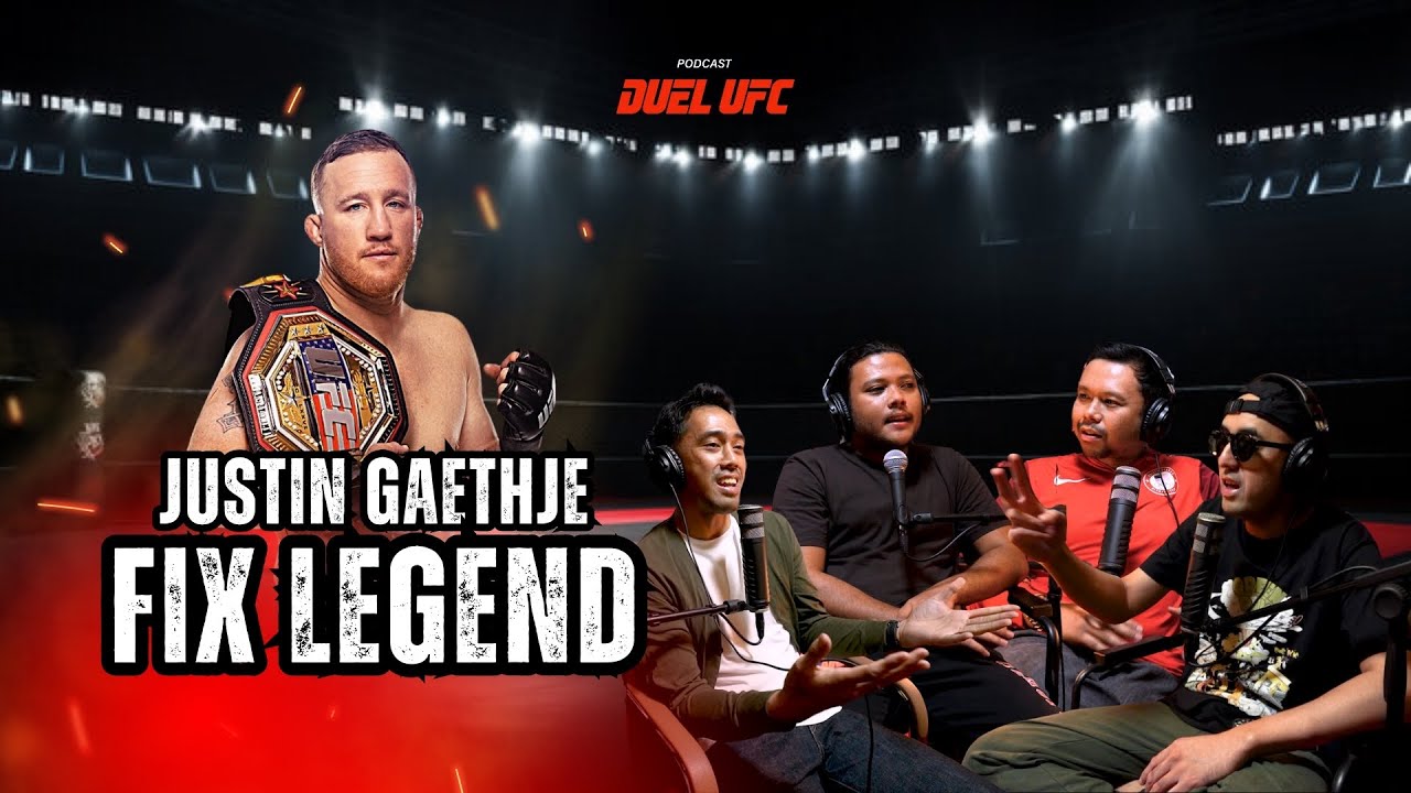 Justin Gaethje FIX LEGEND. Topuria DIBUAT RENDAH HATI sama Gaethje. background