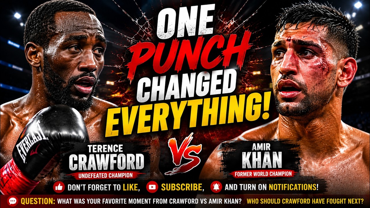Terence Crawford DESTROYS Amir Khan 😱 | The Night One Punch Changed Everything! background