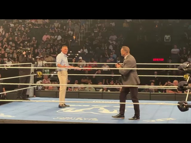 Nick Aldis Confronts Gunther Full Segment - Smackdown 7/10/2026 background