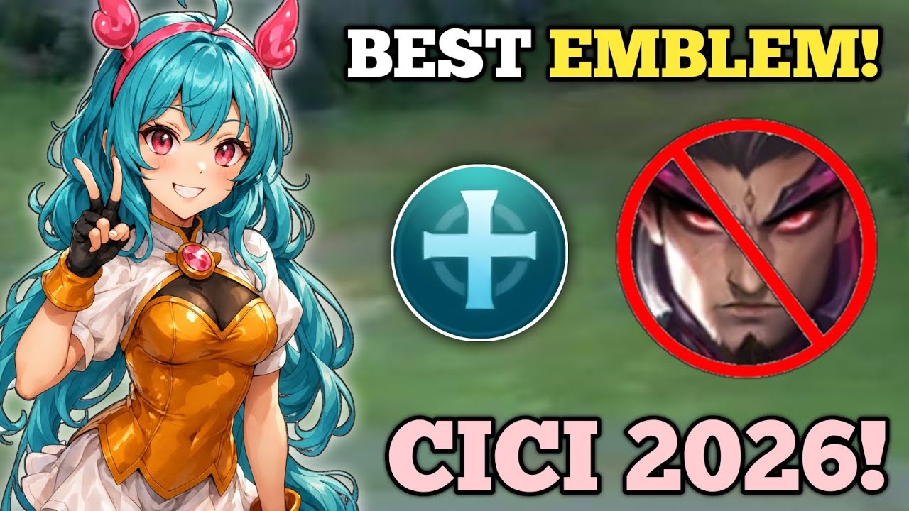 REASON WHY CICI SUPPORT EMBLEM IS BROKEN! (no cooldown!💀) CICI VS. YU ZHONG -MLBB background