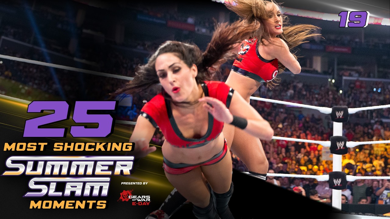 Nikki Bella betrays twin sister Brie: 25 Most Shocking SummerSlam Moments background