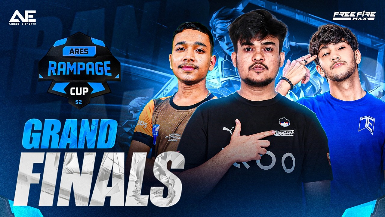 Grand Finals | 🔥AMIGOS ARES RAMPAGE CUP S2🔥 #freefire #freefirelive #gyangaming background