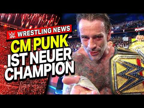 CM Punk ist neuer WWE Champion! | WWE BREAKING NEWS background