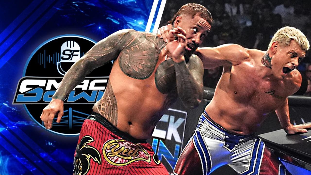WWE SmackDown 🔵Guten Freunden, rammt man ein Messer in den... Wrestling Unscripted Review 03.04.2026 background