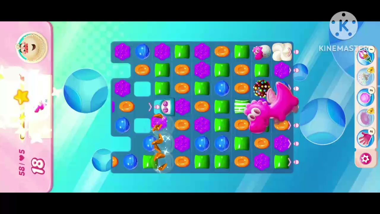Candy Crush Saga Level 56 to 60 background