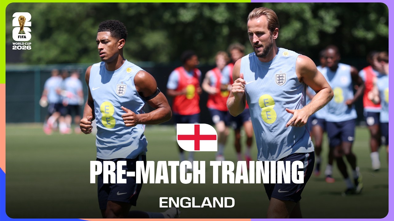 England Train Before Norway | FIFA World Cup 2026™ background