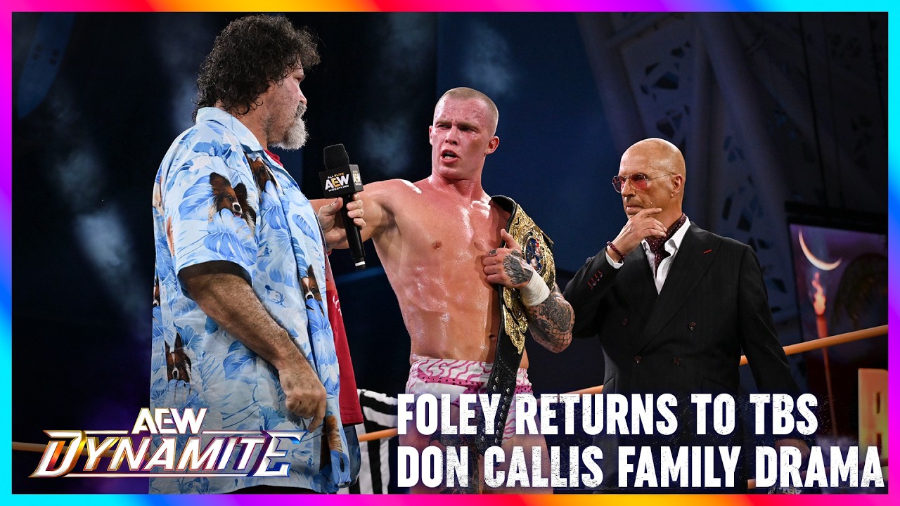 Mick Foley Returns To TBS, Don Callis Family Tensions... and How You Know? | AEW Dynamite background