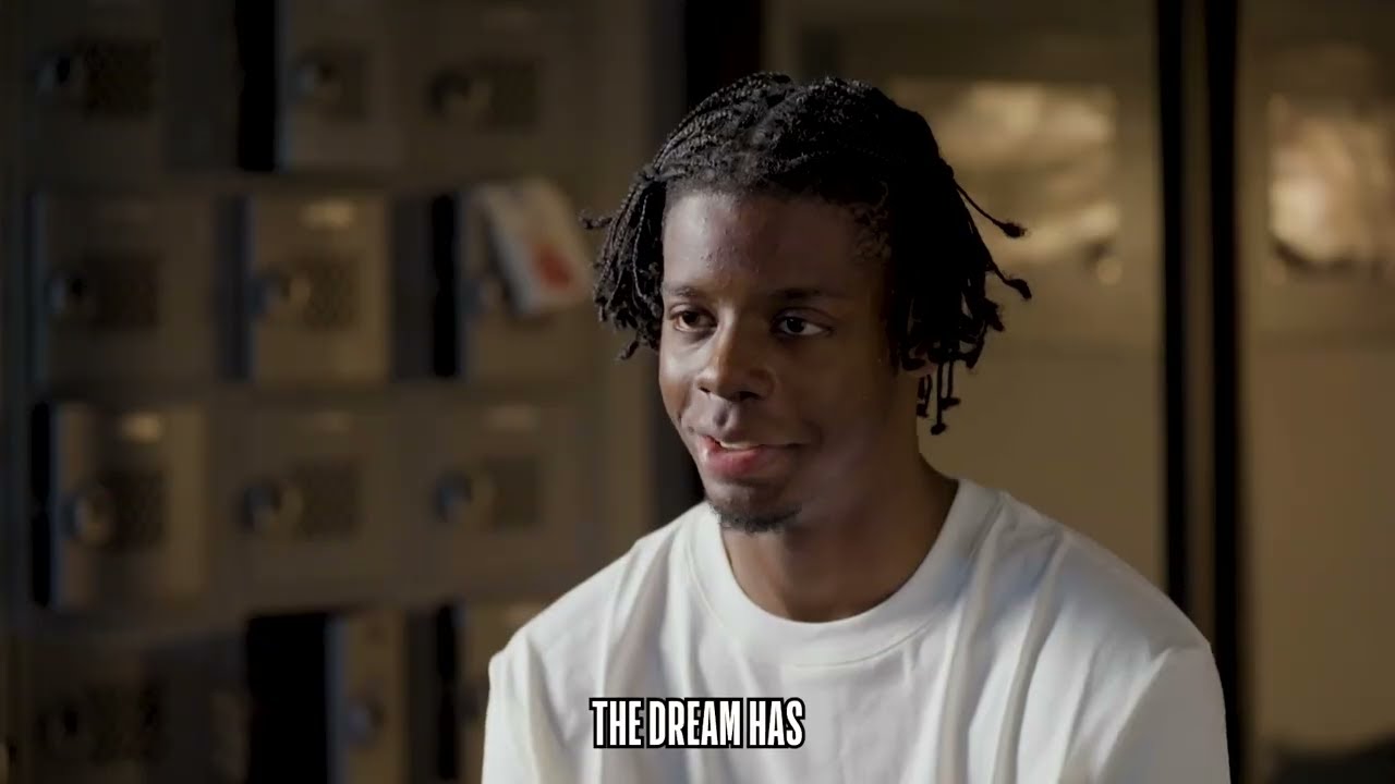 Chicago 🤝 Caleb | Road to the Draft presented by New Balance Basketball background