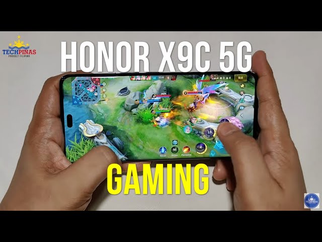 HONOR X9c 5G Gaming Test, Mobile Legends with Ultra Settings background
