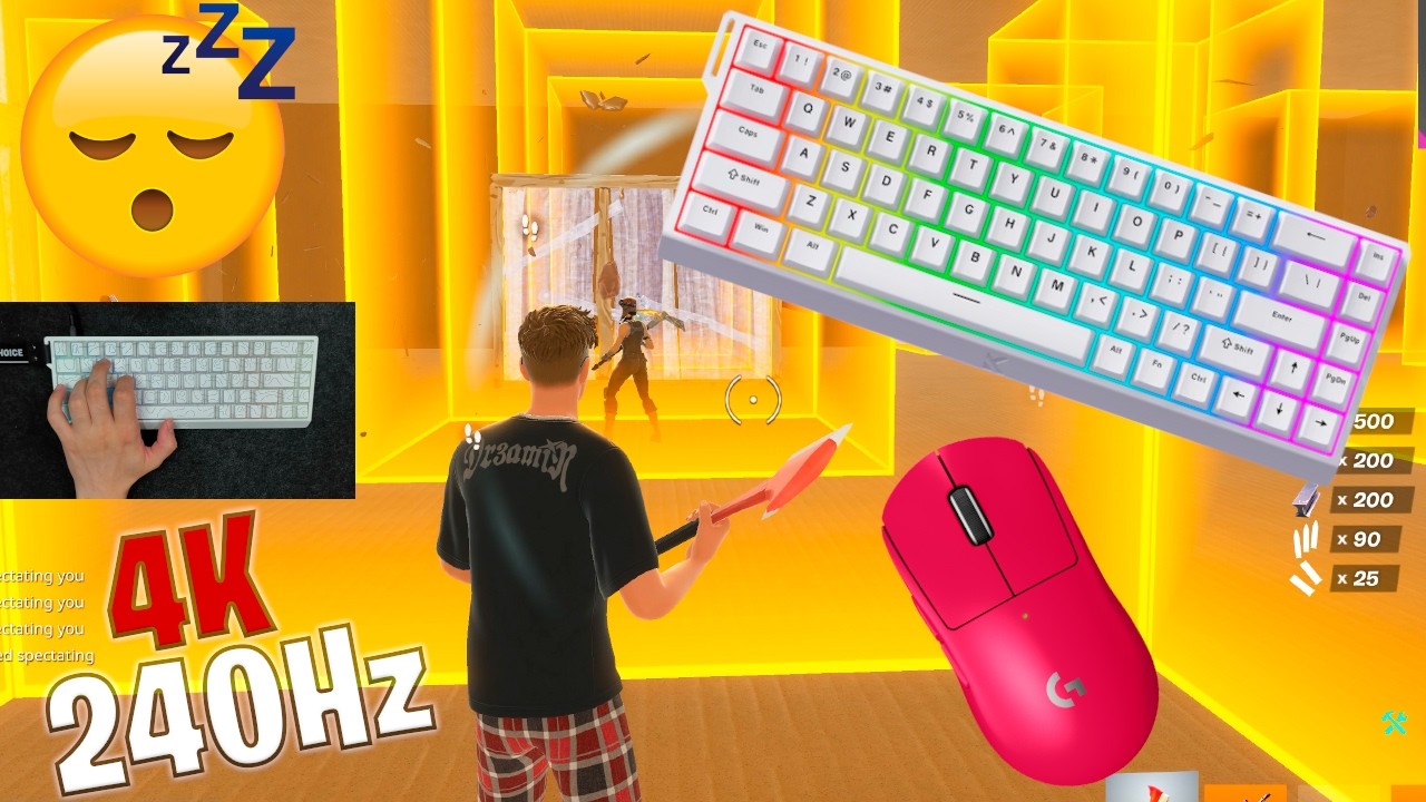 Mchose Ace68 ASMR ๐ด Box Fight Gameplay ๐ฆ Satisfying Keyboard Fortnite 4K 240 FPS ๐ background