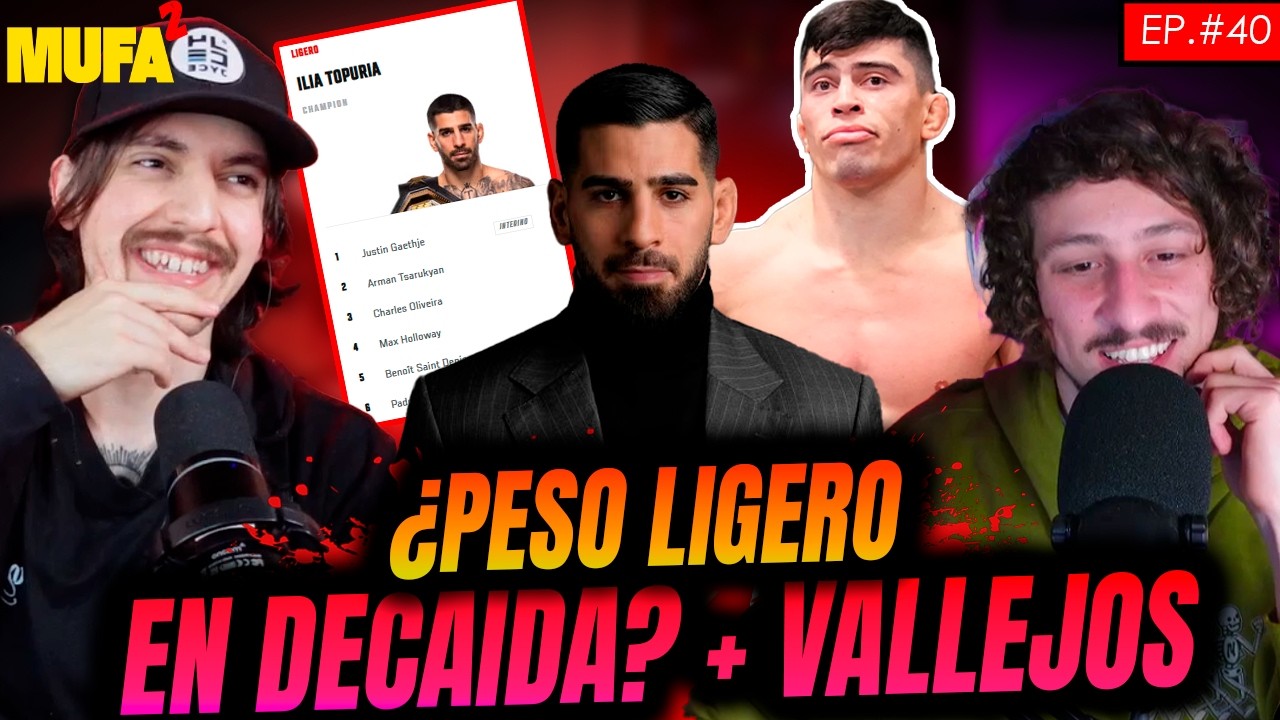 ¿PESO LIGERO EN DECAIDA? & Entrevista Kevin Vallejos | Mufa2 Ep. 40 background