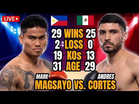 2026 LATEST! MAGSAYO VS CORTES! MAGSAYO 20 MINUTO BAGSAK ANG MEHIKANO SA ROUND 1 backdrop
