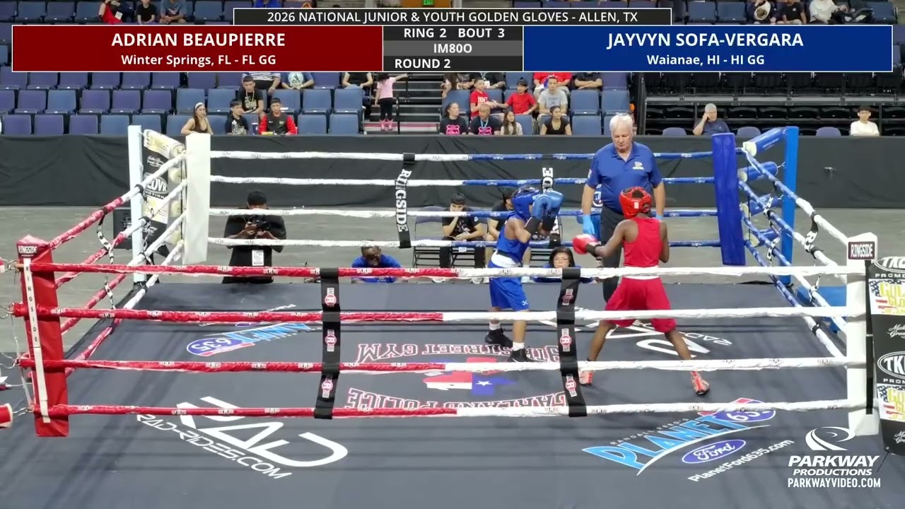 Adrian vs Juan Texas golden gloves finals 2026 background
