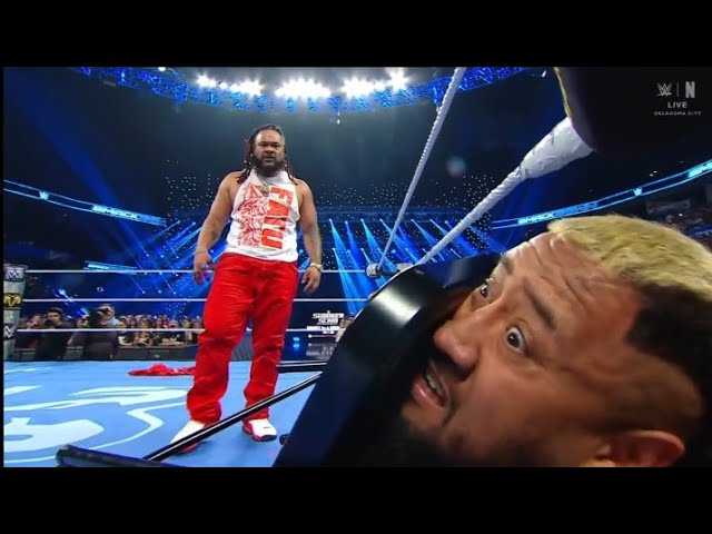 Royce keys vs Jimmy uso _ WWE Smackdown 10 July 2026 background