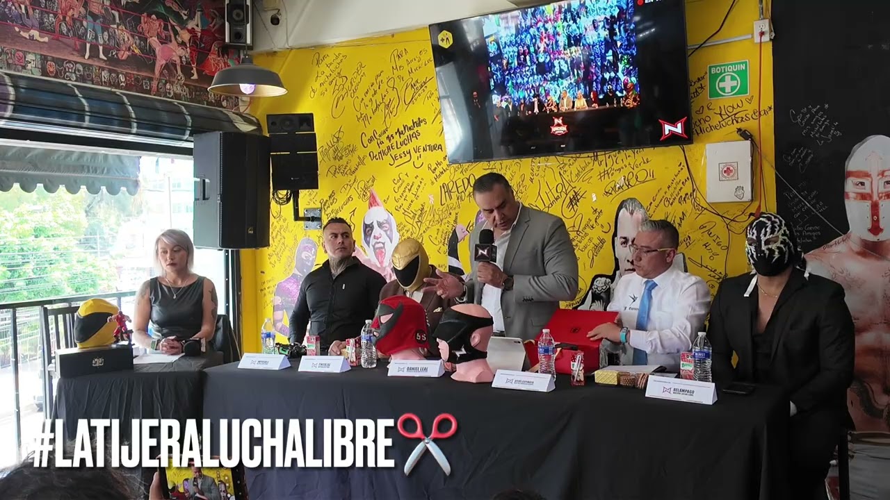 Conferencia Nación Lucha Libre background