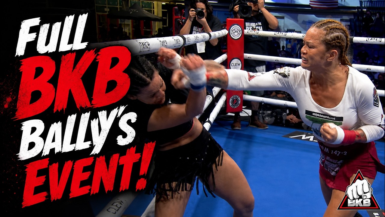 Monica Medina vs Monica Franco | Full Bare Knuckle Fight | BKB Bally’s Fight Night Biloxi 2026-07-11 11:43 background
