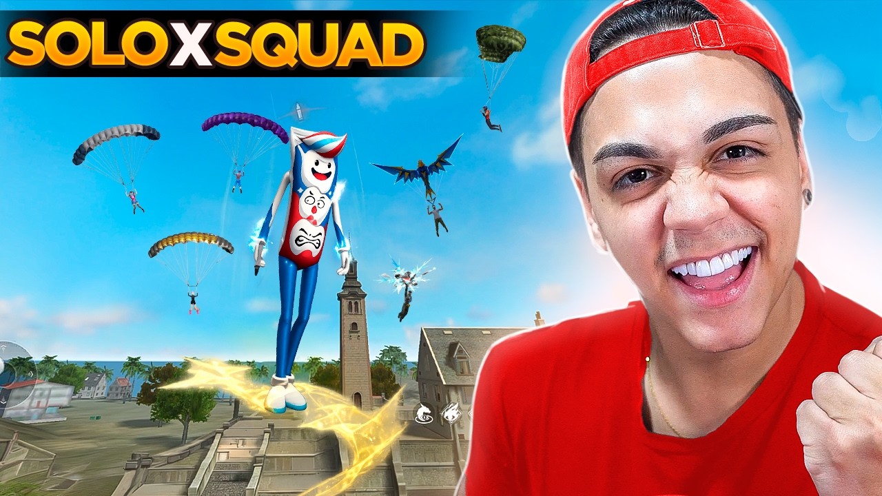 PASTONILDO NO RUSH INFINITO SOLO VS SQUAD!! FREE FIRE background