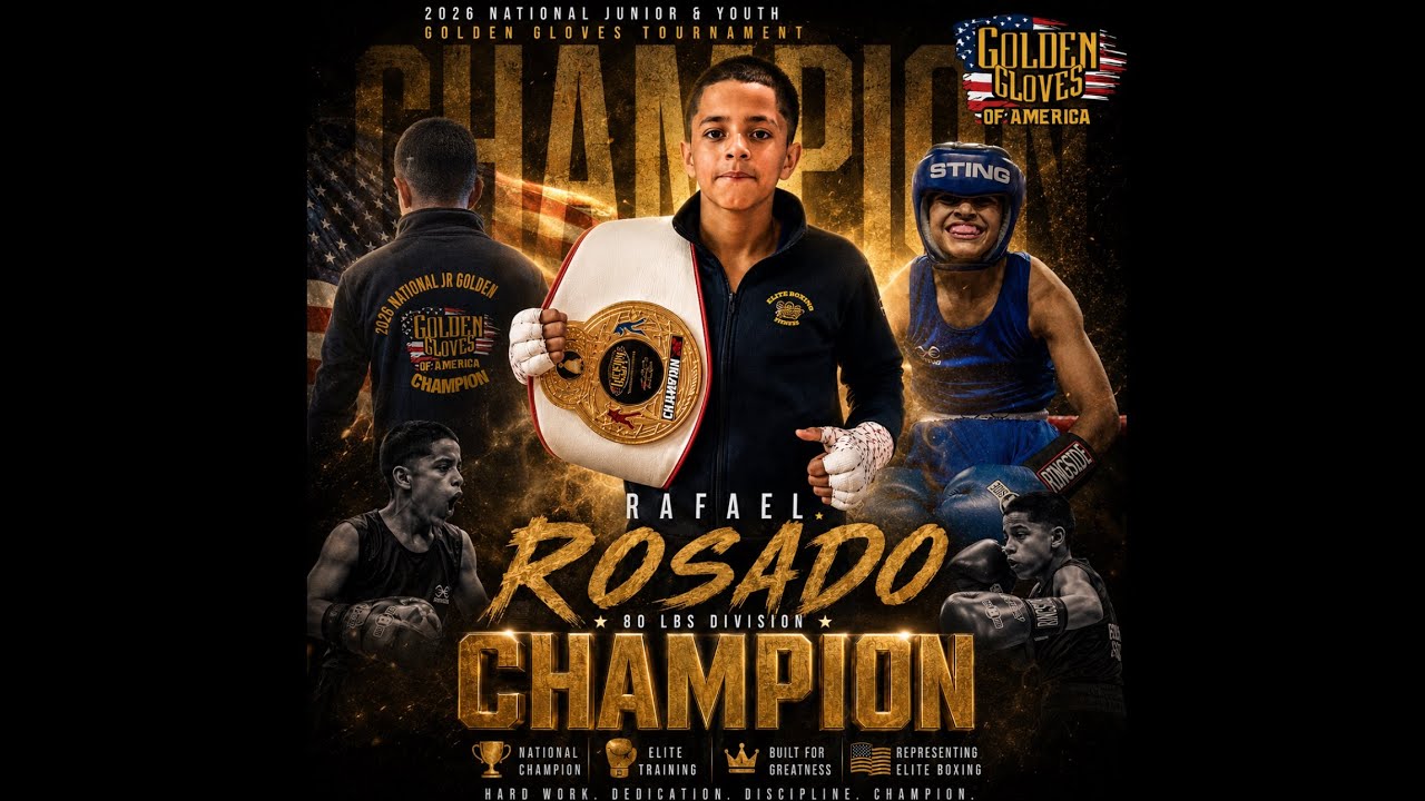 Rafael R National Youth Golden Gloves Texas background